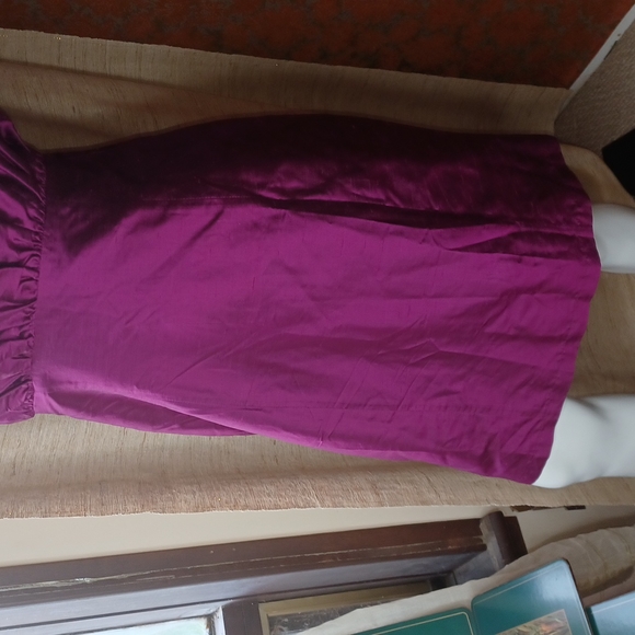 Strapless silk dress by Canadian designer‎ Pam Chorle on Queen st West Toronto L - Picture 3 of 6